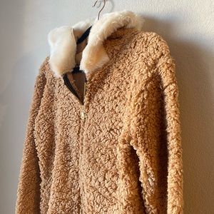NWOT Caramel Teddy Jacket